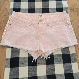 Pink Cheetha Shorts